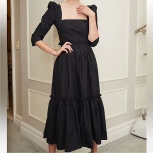 Cara Cara Blue Hill Dress in Black sz 6 NWOT